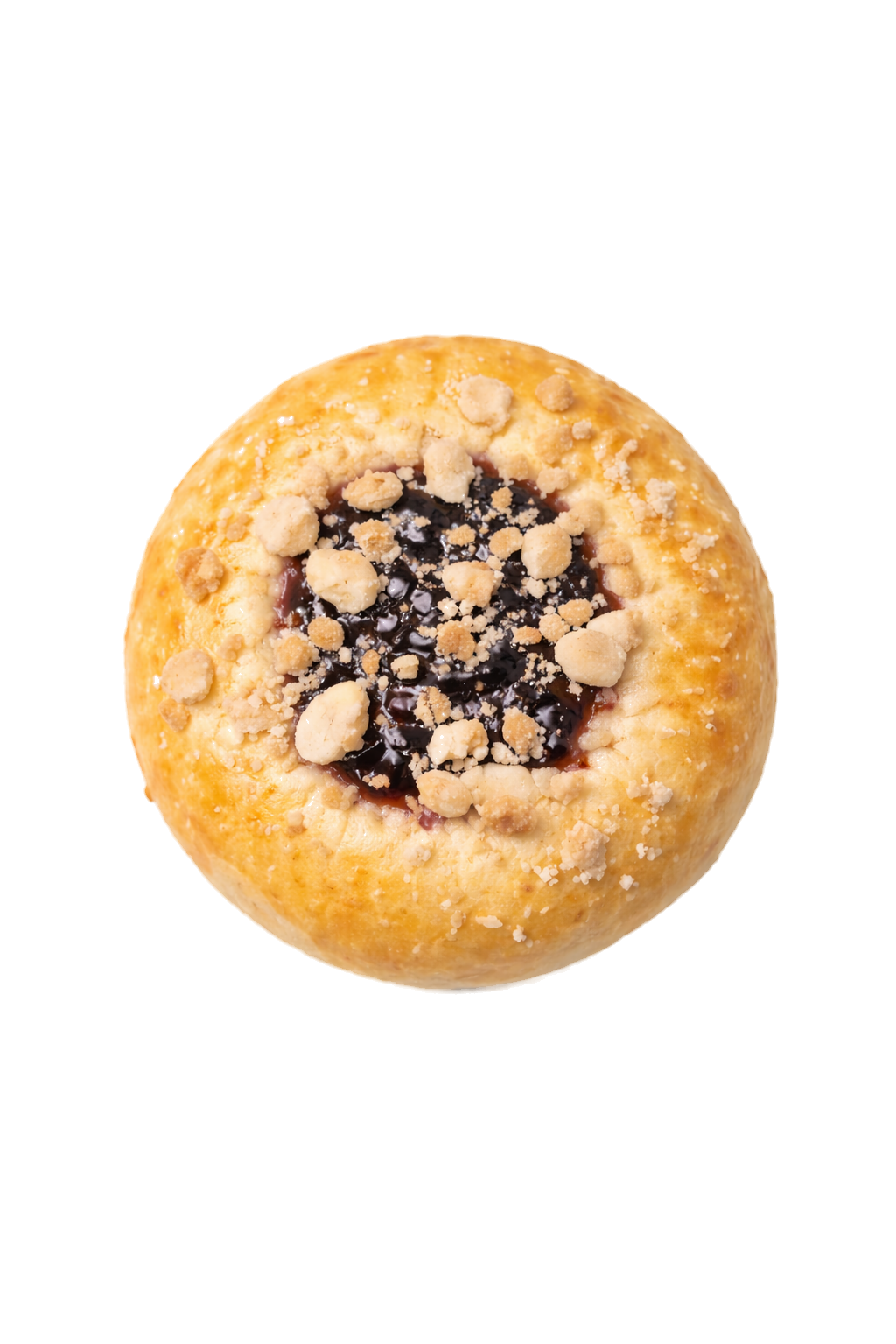 A cherry streusel brioche bun from a Miami bakery