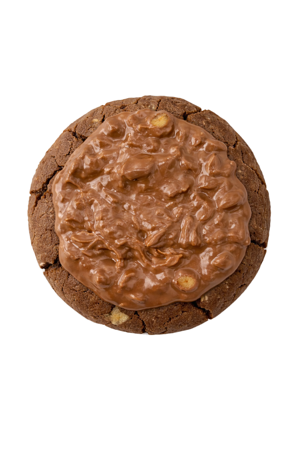 Chocolate hazelnut cookie paired with espresso